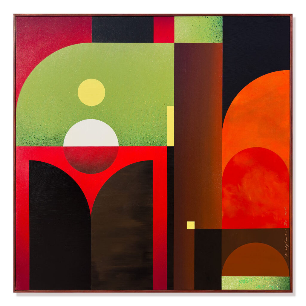 Obraz abstrakcyjny Rust Garden - Piotr Wojtecki 2026